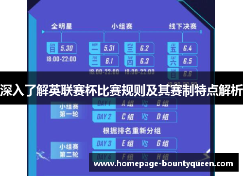 深入了解英联赛杯比赛规则及其赛制特点解析